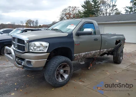2007 Dodge Ram 2500 Slt/Trx4 Off Road/Sport/Power Wagon из США, поврежденный, VIN 3D7KS26A97G782129